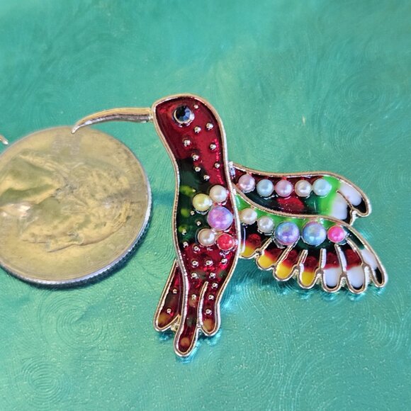 🪶HUMMINGBIRD 🪶 Push-Back Post Earrings - NWOT - Picture 3 of 7